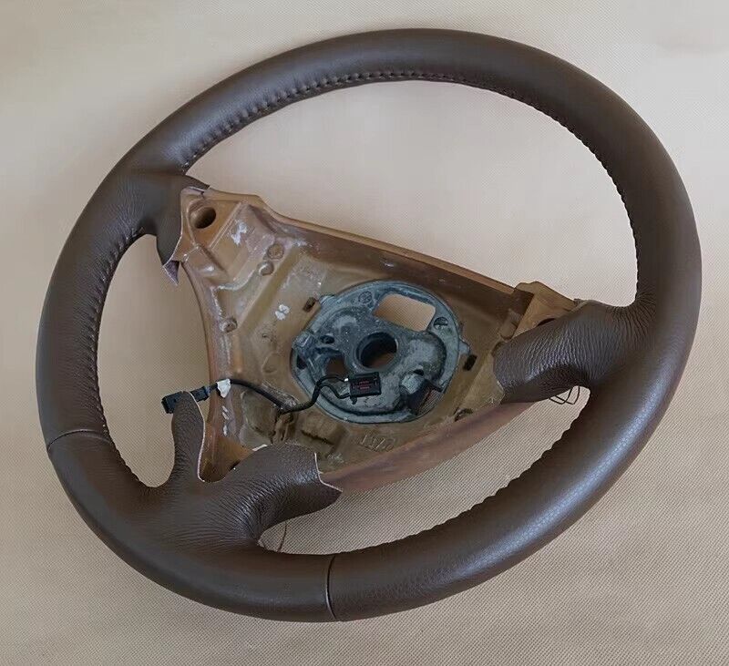 Authentic Leather Steering Wheel Protective Cover for Porsche Cayenne 2003-2010