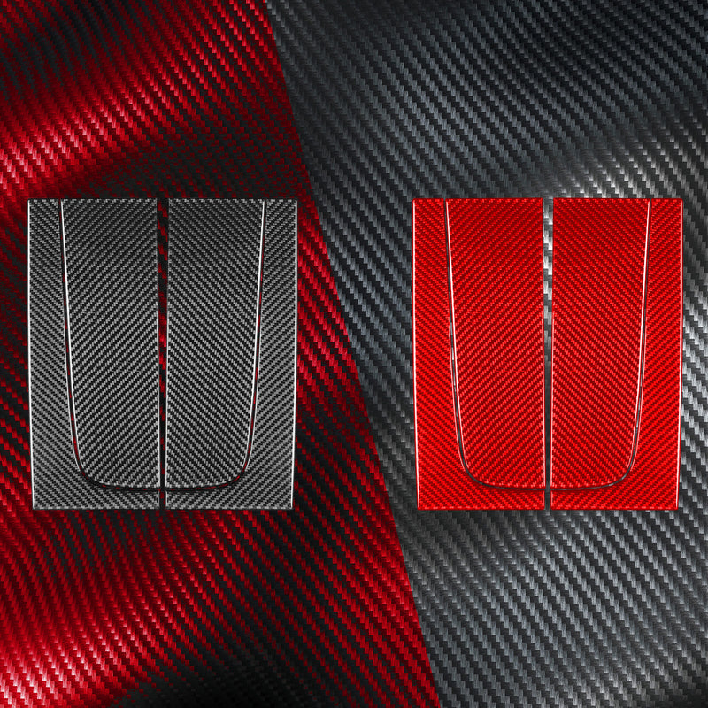 WXZOS Genuine Carbon Fiber Center Console Armrest Trim for Benz W206 C-class 2022-2024