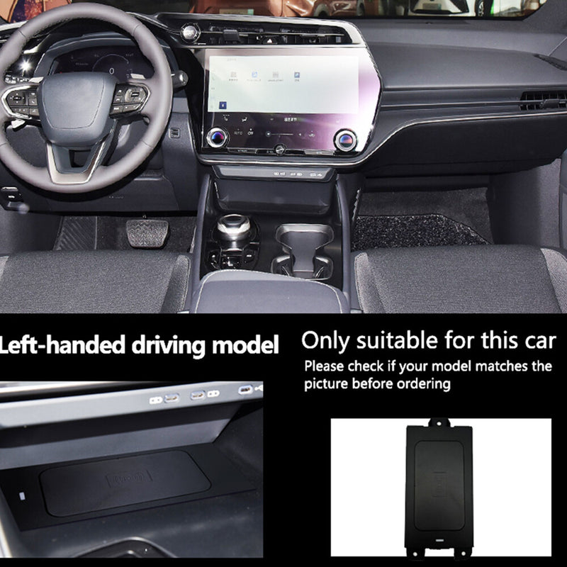 WXZOS Center Console Wireless Fast Charging Pad for Lexus RZ300e RZ450e 2023