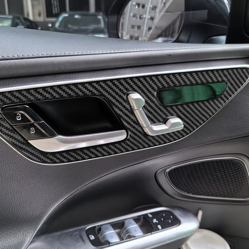 WXZOS Genuine Carbon Fiber Seat Adjustment Button Trim for Benz W206 C-class 2022-2024
