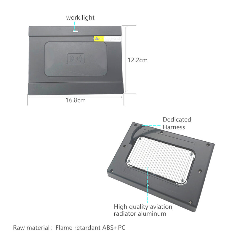 WXZOS Center Console Phone Wireless Fast Charging Pad for Kia Sorento 2015-2018