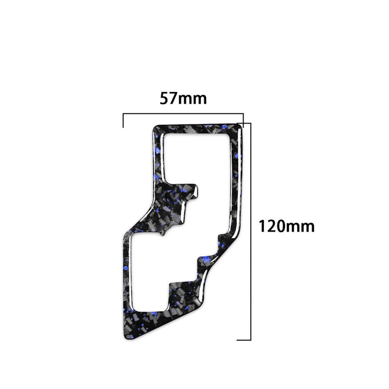 WXZOS Genuine Carbon Fiber Gear Shift Knob Lever Panel Trim for Toyota Corolla 2014-18