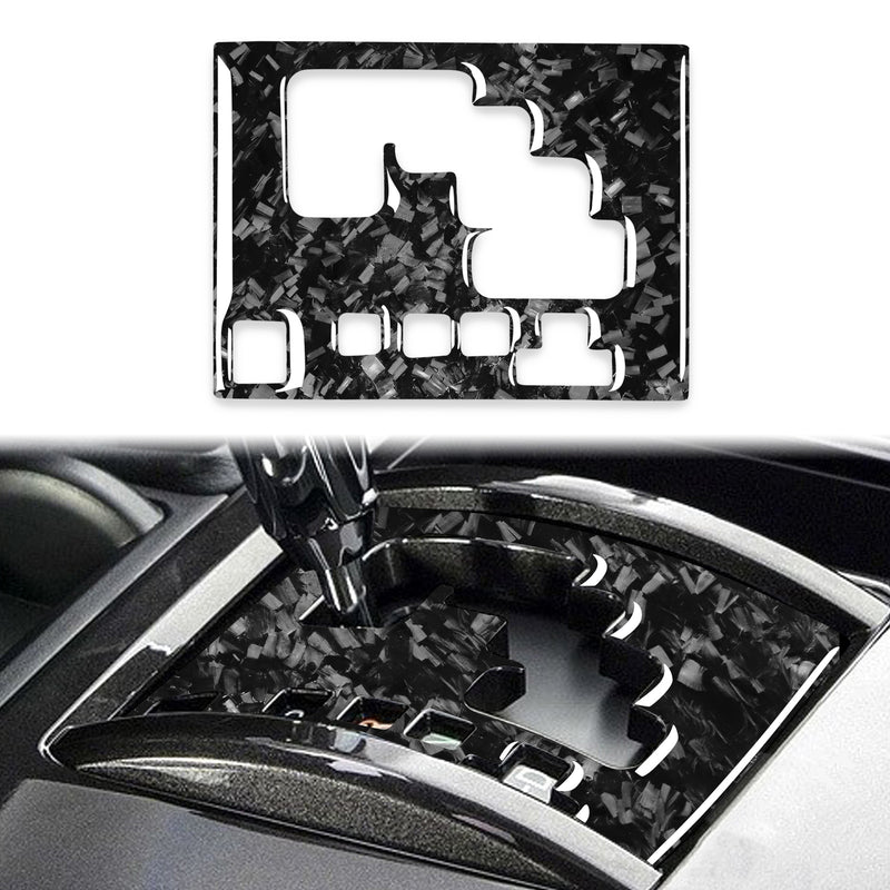 WXZOS Genuine Carbon Fiber Gear Shift Lever Panel Trim for Toyota 4Runner 2010-2020