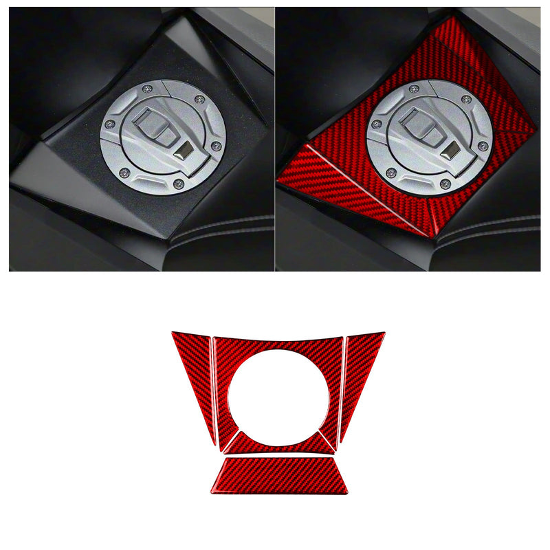 WXZOS Carbon Fiber Fuel Tank Cap Panel Trim for BMW C400GT 2021-2023
