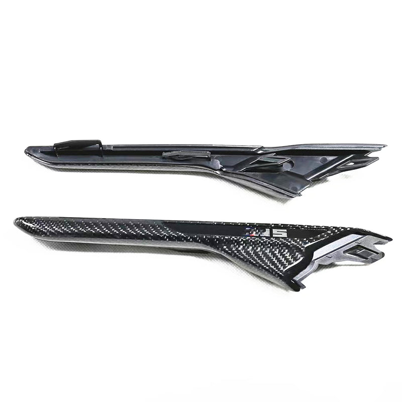 WXZOS Genuine Carbon Fiber Side Fender Emblem for BMW M5 F902018-2020