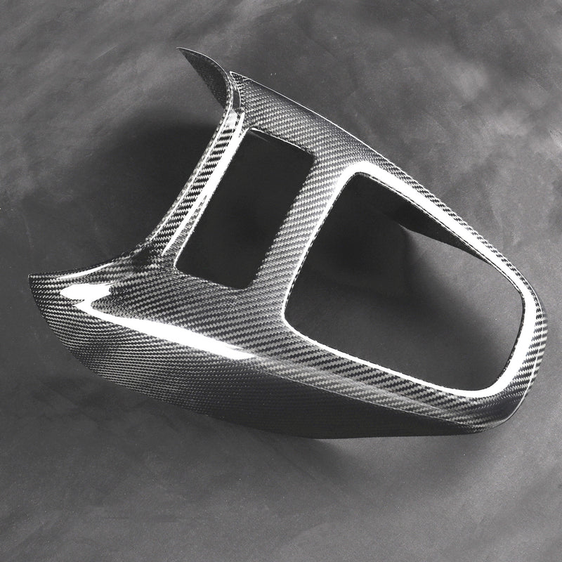 WXZOS Genuine Carbon Fiber Gear Shift Knob Lever Panel Trim for Hummer H3 2007-2010