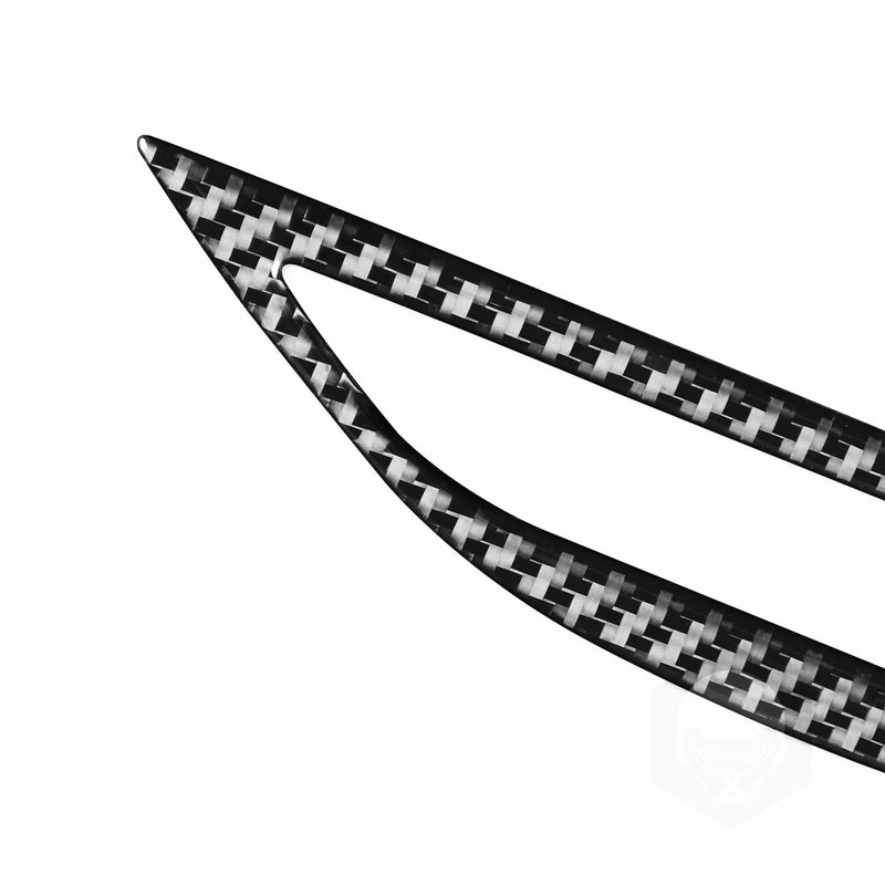 WXZOS Carbon Fiber Side Marker Light Trim for Porsche 718 Cayman 982 2017-2025