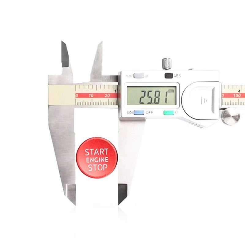 Anello Coperchio Pulsante Rosso Interruttore Motore Start Stop per Audi A6 A7...