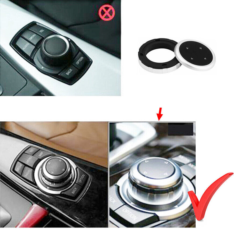 7 Button CIC IDrive Multi-Media Knob Cover for BMW 7 seies 2009-2011 X3 2011-13