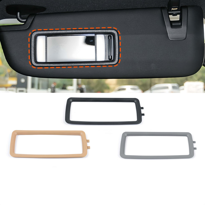 Sun Visor Vanity Mirror Bezel Frame Trim for Porsche Panamera (970) 2010-2016