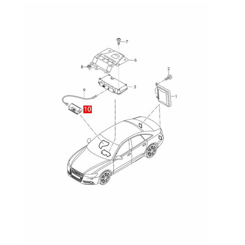 Front Camera Driver Assistance Systems 4H0907217F for Audi S6 S7 RS6 2016-2018