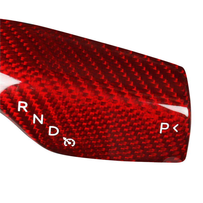 Genuine Carbon Fiber Wiper Gear Shift Lever Cover Trim for Tesla Model 3 2017-22