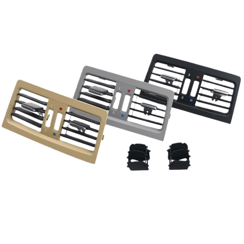 WXZOS 1PC Center Console Rear Air Vent Grille for BMW E90 E91 3series Sedan 2005-2012