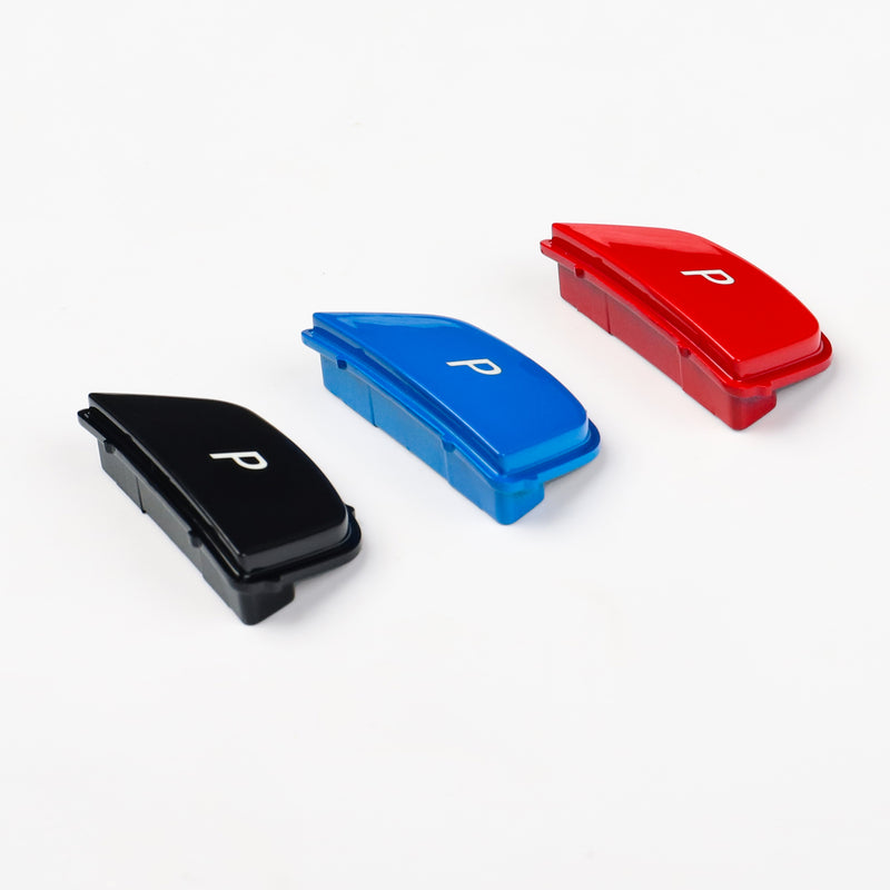 WXZOS Gear Shift Knob Lever P Key Button Cover for BMW 7 Series F01 F02 2008-2014