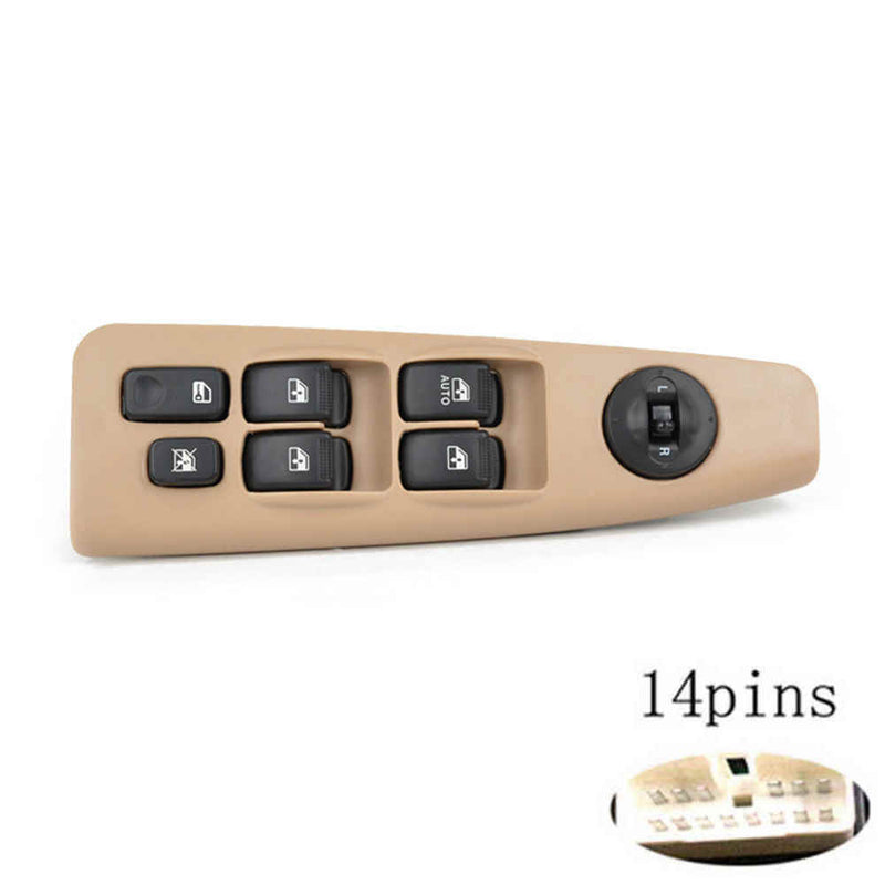93570-2F200 Beige Power Window Master Control Switch For Kia 2004-09 Spectra