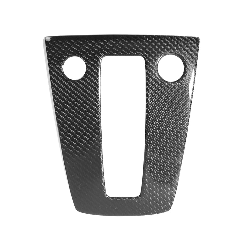 WXZOS Genuine Carbon Fiber Gear Shift Lever Knob Trim for Audi A3 S3 RS3 2021-2023