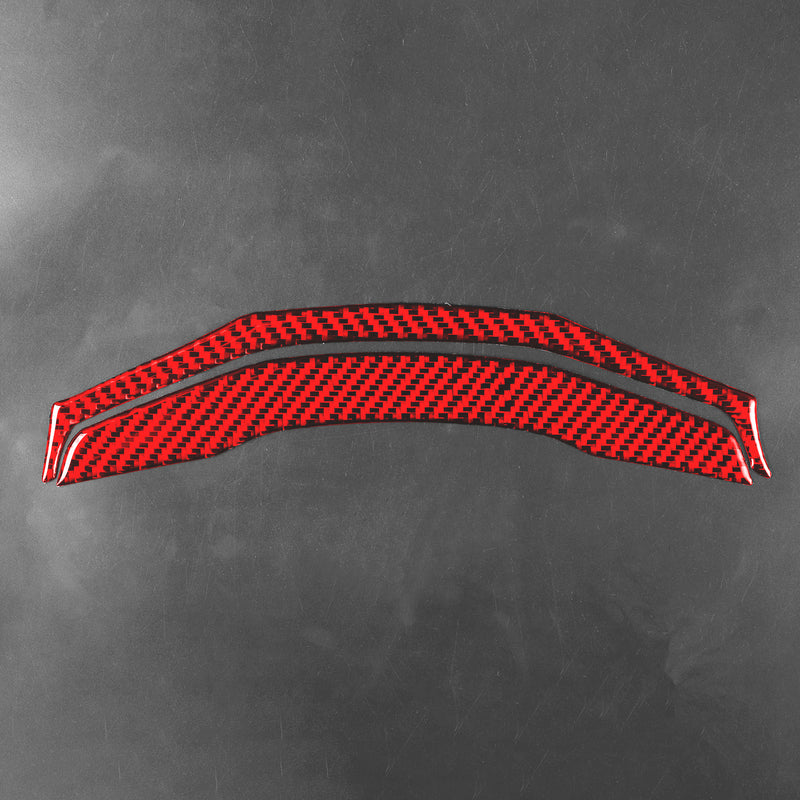 WXZOS Genuine Carbon Fiber Steering Wheel Lower Trim for Porsche 718 Cayman 2017-2025