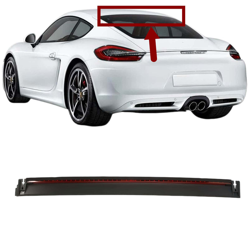 WXZOS Rear High Mount 3rd Third Brake Stop Light for Porsche Cayman (981) 2013-2016