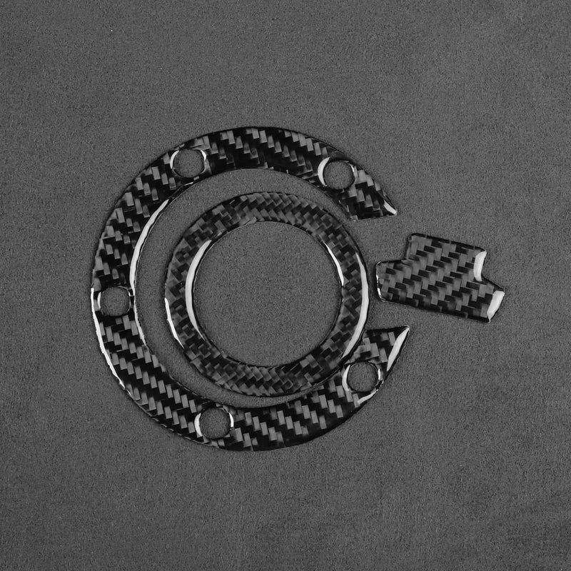WXZOS Carbon Fiber Fuel Tank Cap Trim for Yamaha YZF R1 YZF R6 FZ1 FZ8 MT-07 MT-09