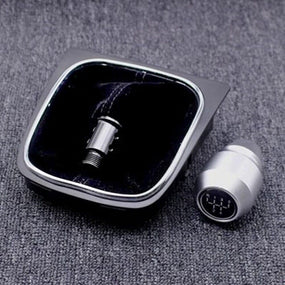 5 Speed Aluminum Alloy Gear Shift Knob w/Gaitor Boot for VW Golf MK5/6 2006-2012