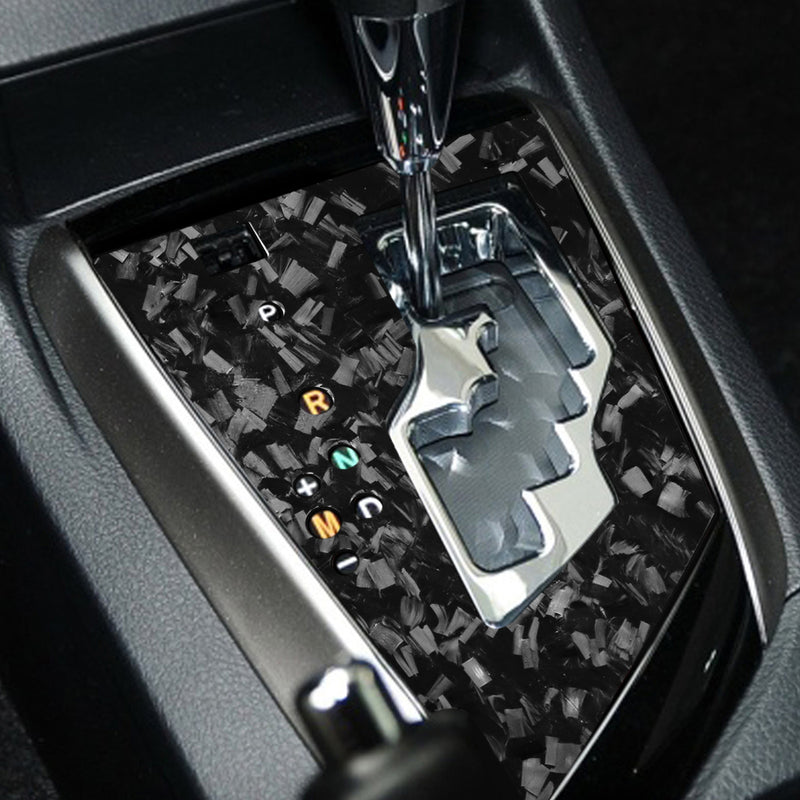 WXZOS Genuine Carbon Fiber Gear Shift Knob Lever Panel Trim for Toyota Corolla 2014-18