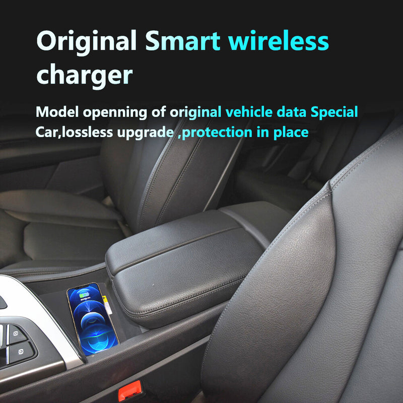 WXZOS Center Console Phone Wireless Fast Charging Pad for Audi Q7 SQ7 2016-2019