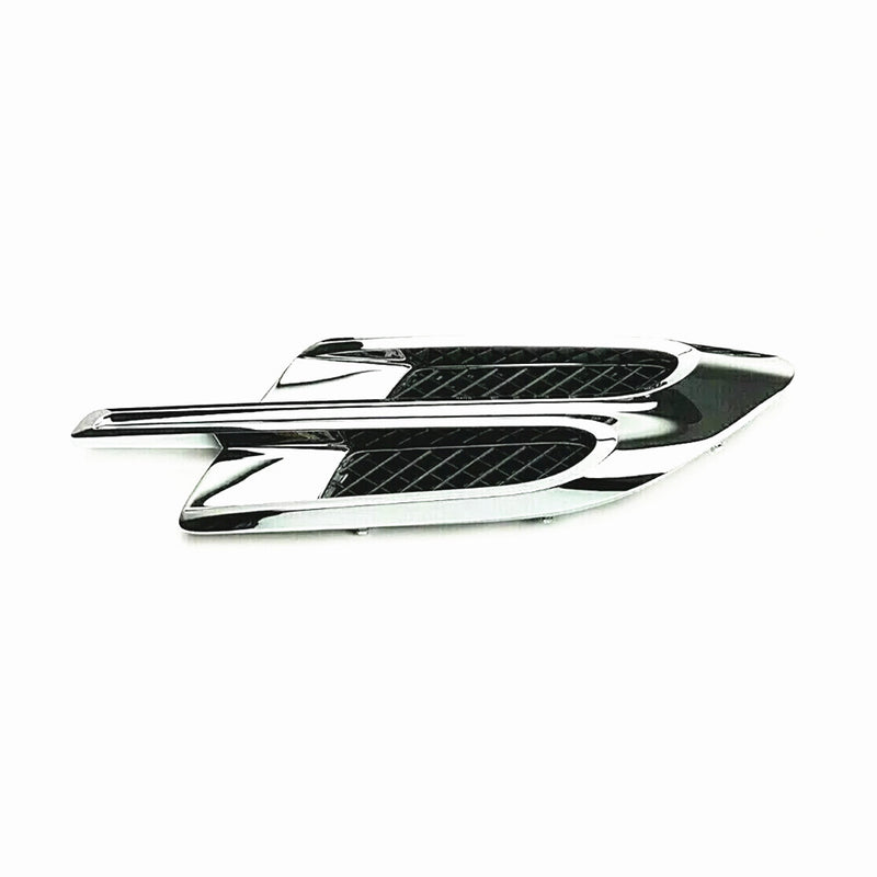 WXZOS 1PC Front Right Chrome Side Fender for Bentley Bentayga 2016-2020