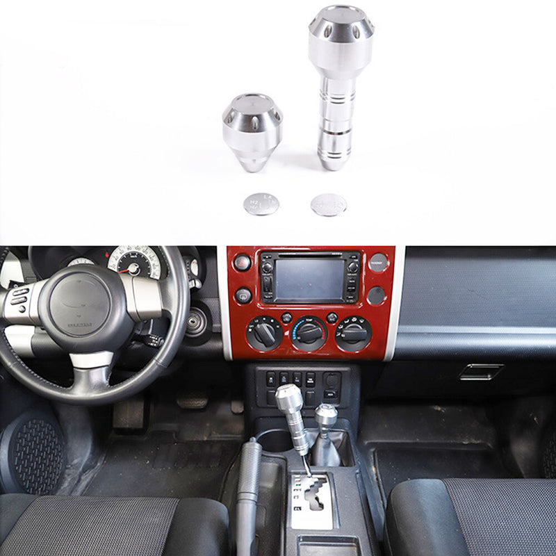 WXZOS 1PC Aluminum alloy Gear Shift Knob Lever w/4WD for Toyota FJ Cruiser 2007-2021