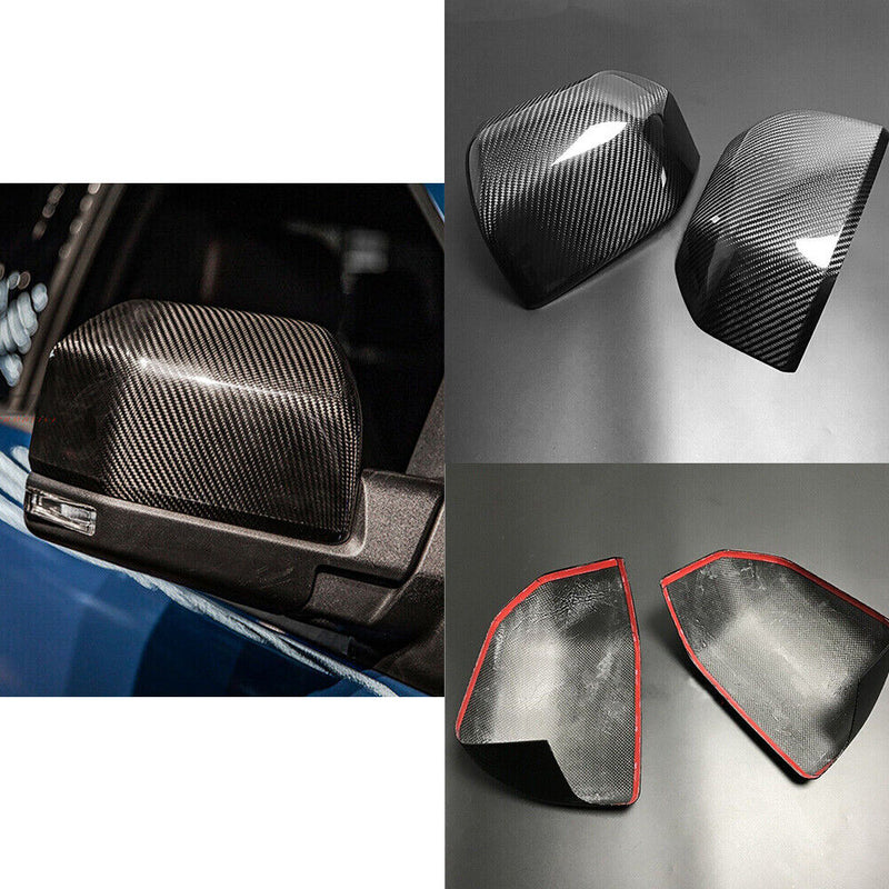Guarnizione specchietto retrovisore laterale auto 2 pezzi originale in fibra ...