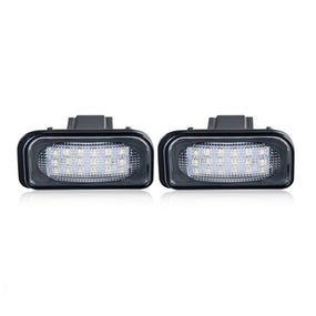 LED License Plate Light With Lamp for Mercedes Benz 2001-2007 W203 4Door Sedan