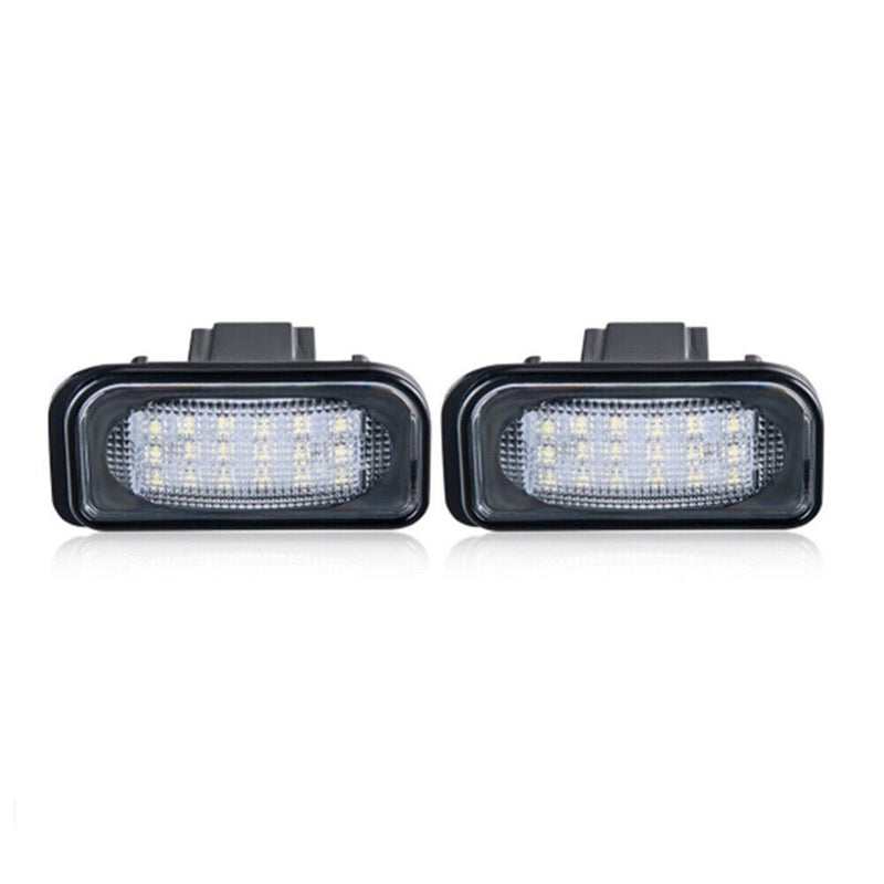 LED License Plate Light With Lamp for Mercedes Benz 2001-2007 W203 4Door Sedan