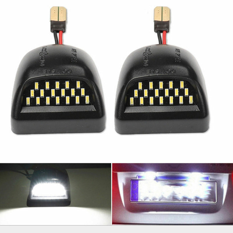 2Pcs 18 LED License Plate Light Lamp For Chevrolet Silverado Sierra Cadillac GMC