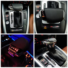 Automatic transmission Electronic LED Gear shift Knob+Gaiter for Audi 2009-16 A4