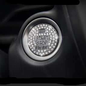 Zinc alloy Crystal Engine Start Stop Ignition Button Protection Cap for Mazda