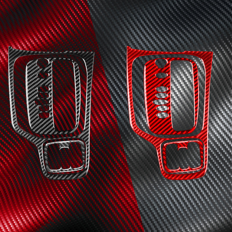 WXZOS Genuine Carbon Fiber Gear Shift Lever Panel Trim for Toyota Celica 2000-2005