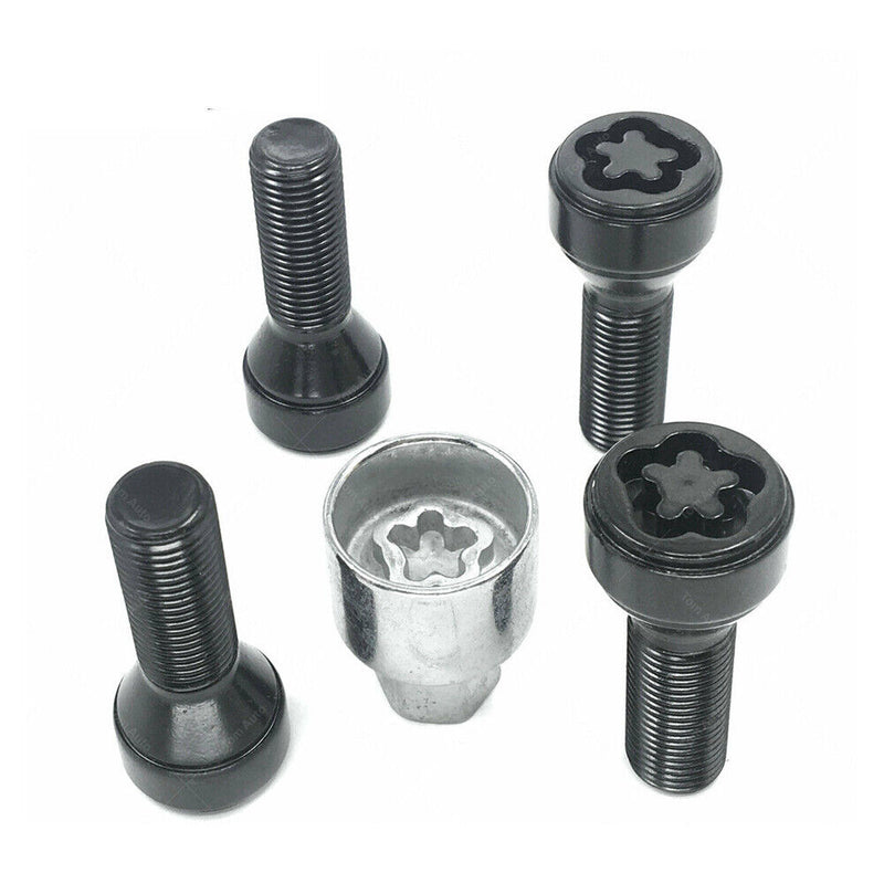 M14 x 1.5 Aluminum Wheel Bolts Lock Screw 36136797538 For BMW 7' E66 X3 E83