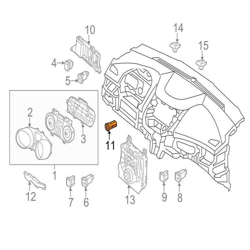 954303X000 Engine Key Start Stop Push Button Switch For Hyundai 2011-13 Elantra