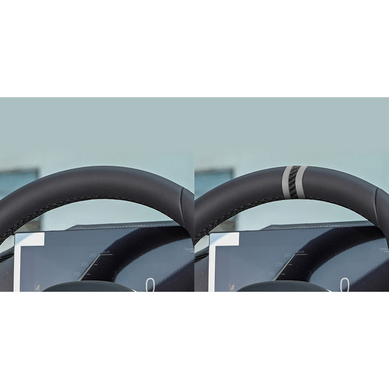 WXZOS Carbon Fiber Steering Wheel Centering Mark for BMW X6 E71 E72 F16 G06 2008-2025