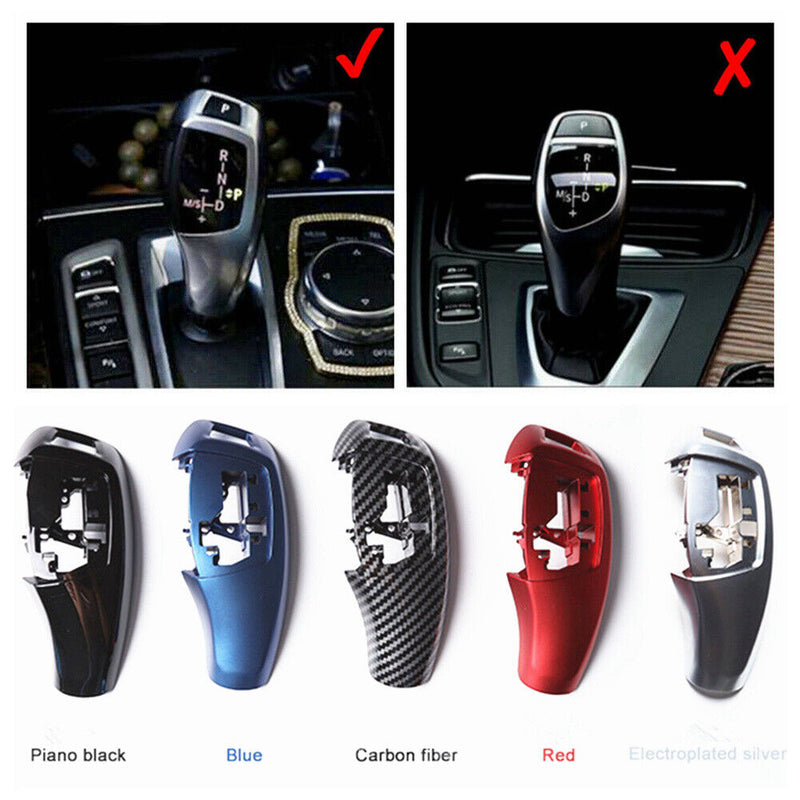 Gear Shift Stick Knob Repair w/Panel Cover Trim for BMW X5 F15 X6 F16 2014-2018