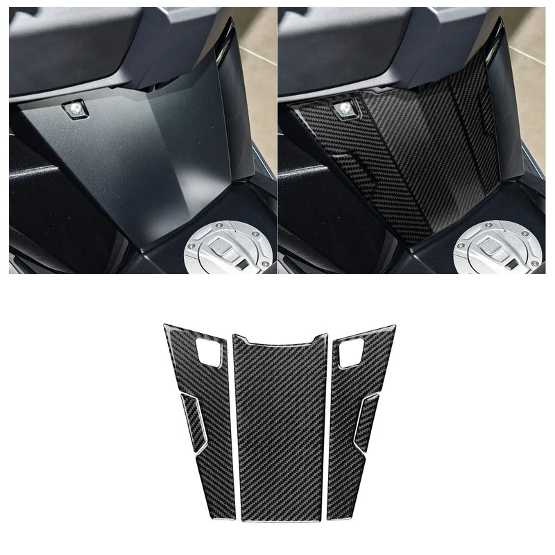 WXZOS Carbon Fiber Front Center Fairing Under Cowl Panel Trim for BMW C400GT 2021-2023