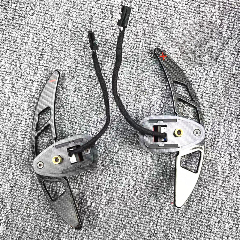 WXZOS Magnetic Carbon Fiber Gear Shifter Paddle for Mercedes R172 SLC-Class 2016-2020