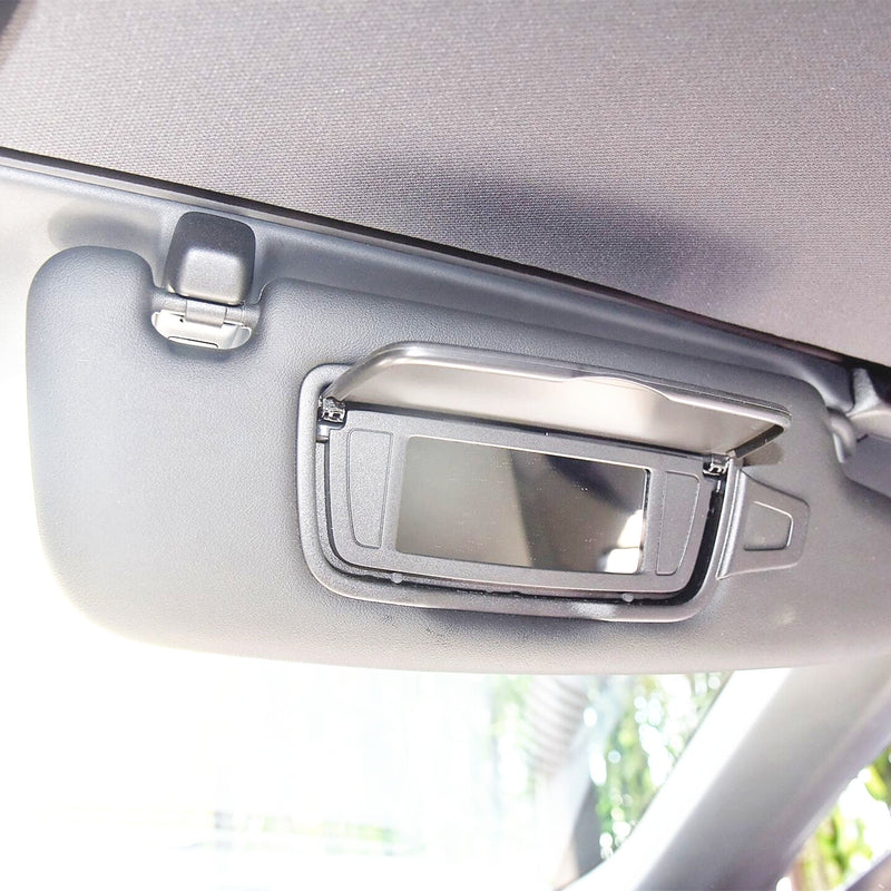 WXZOS 1PC Sun Visor Vanity Mirror Trim Cover for Porsche 911 (991/992) 2012-2025