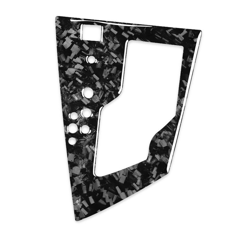 WXZOS Genuine Carbon Fiber Gear Shift Knob Lever Panel Trim for Toyota Corolla 2014-18