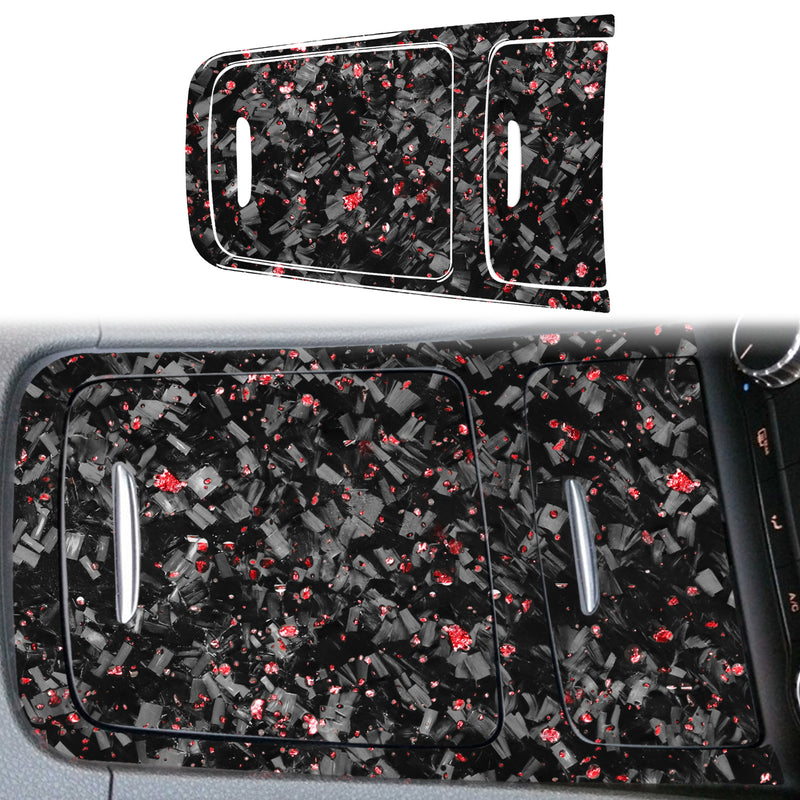 WXZOS Genuine Carbon Fiber Center Console Panel Trim for Mercedes W117 CLA 2013-2017