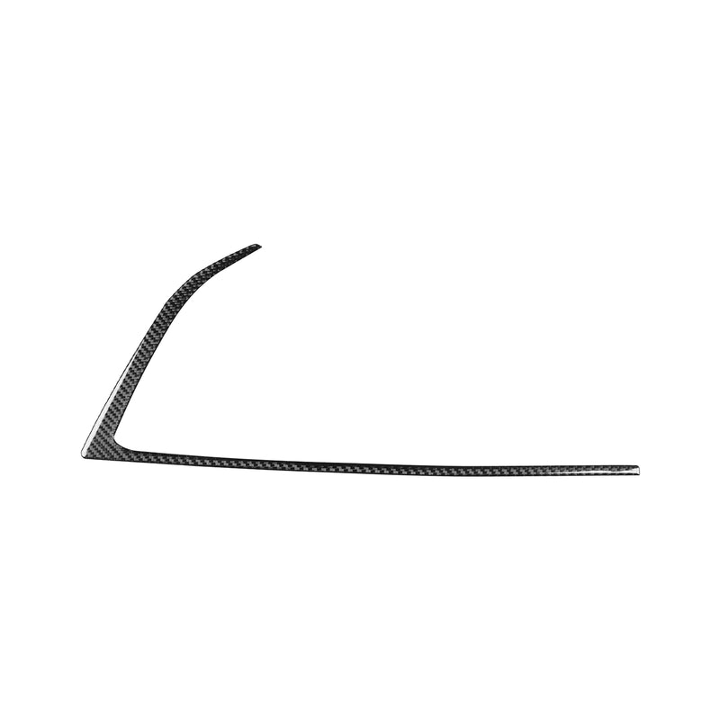 WXZOS Carbon Fiber Center Console Climate Bezel Trim for Chevrolet Corvette C8 2020-24