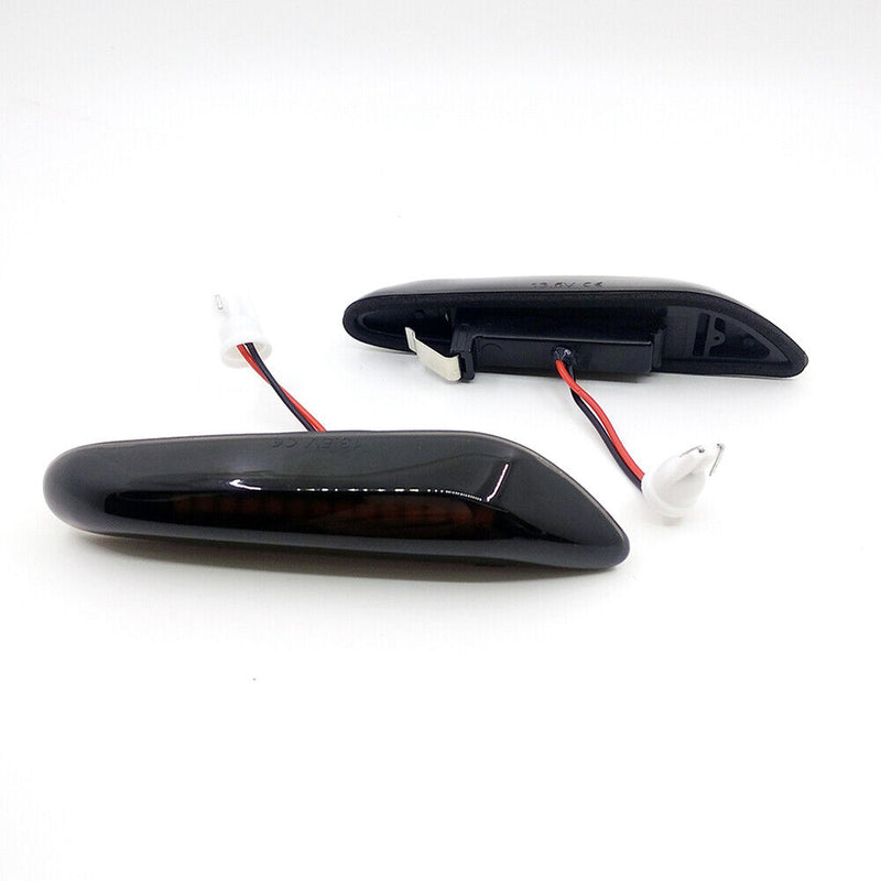 2Pcs Dynamic LED Side Marker Light Turn Signal Lamp For BMW E90 E91 E93 E46