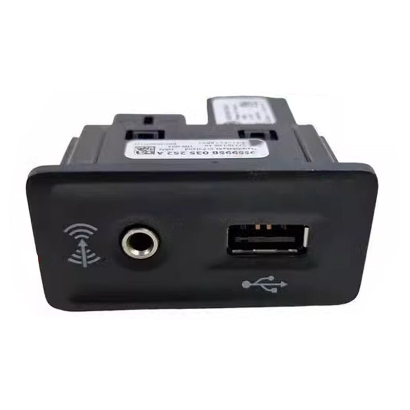 WXZOS Center Console Auxiliary USB Aux In Socket Port for Porsche Macan 95B 2014-2017