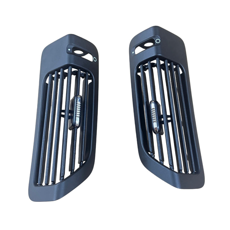 Black B-Pillar Air Vent Grille Trim Replacment for Porsche Cayenne 92A 2011-2017
