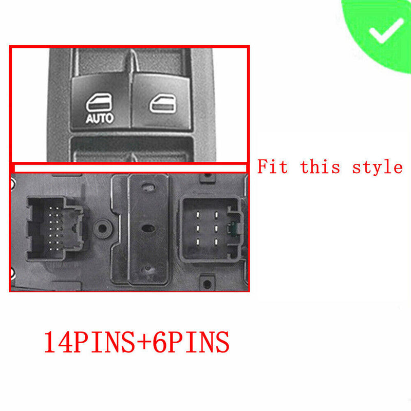 Front Left Driver Side Master Power Window Switch for Dodge Journey 2017-2018