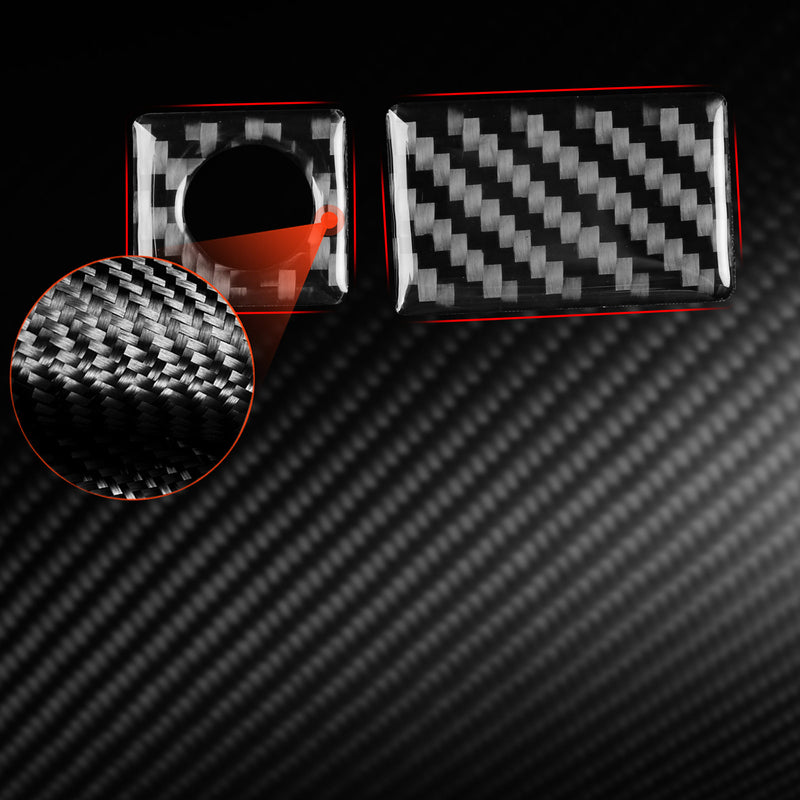 WXZOS Genuine Carbon Fiber Glove Box Release Lever Trim for Toyota Celica 2000-2005